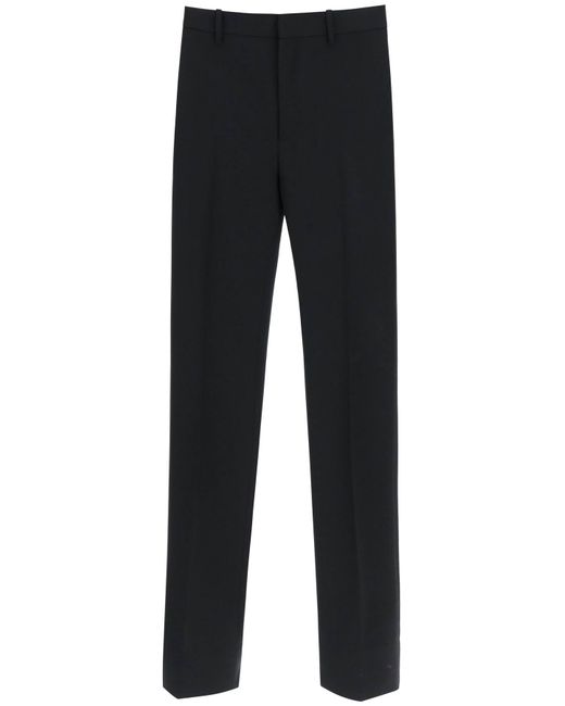 Off-White Slim Tailored Pants With Zippered Ankle