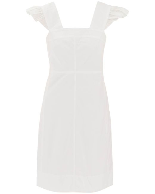 See by Chloé Organic Cotton Dress With Frilled Straps