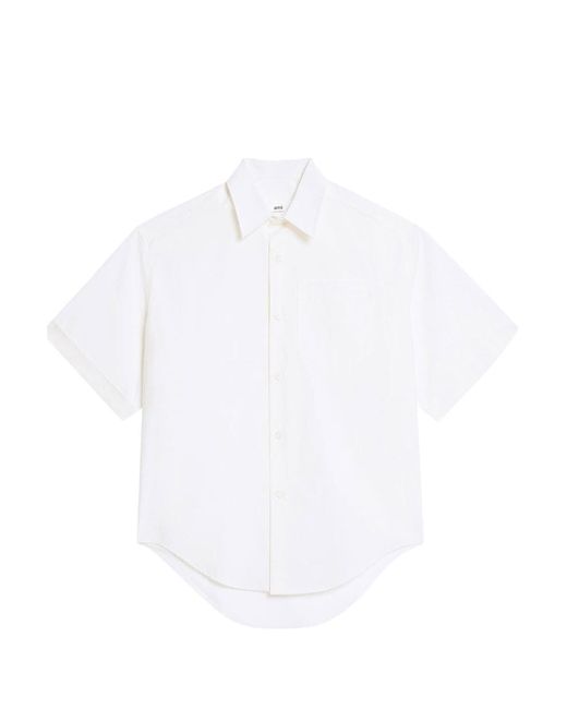 AMI Alexandre Mattiussi Button-Front Short-Sleeved Shirt