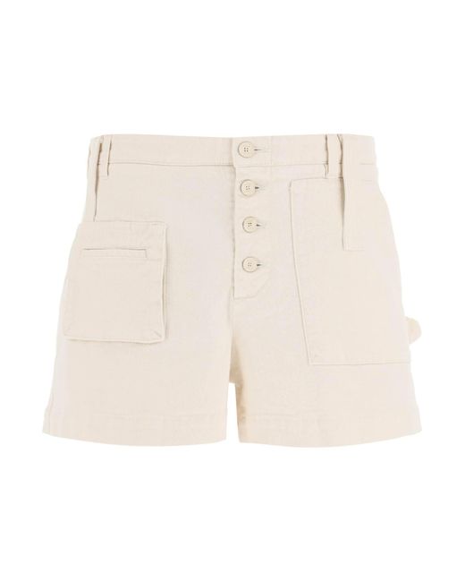Etro Multi-Pocket High-Waist Shorts