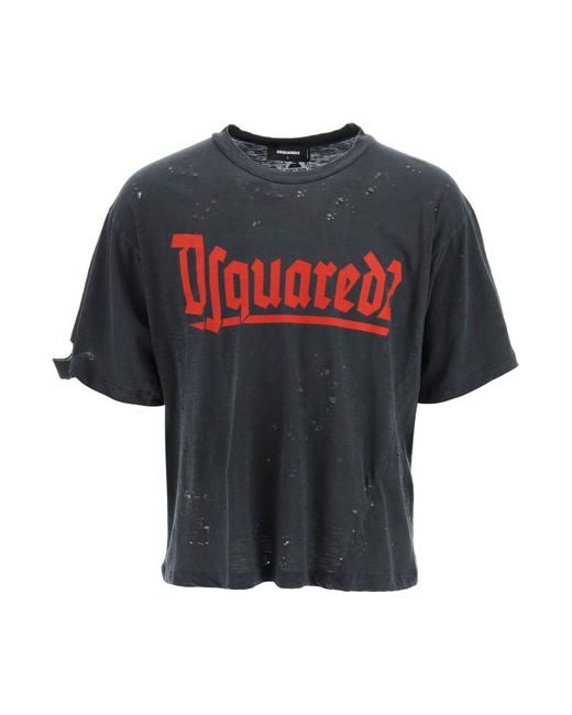 Dsquared2 D2 Goth Iron T-Shirt