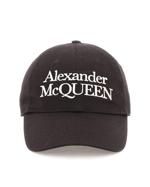 Alexander McQueen Baseball Cap With Embroidery