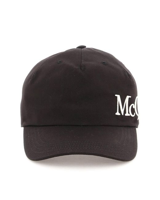 Alexander McQueen Baseball Hat With Oversized Logo