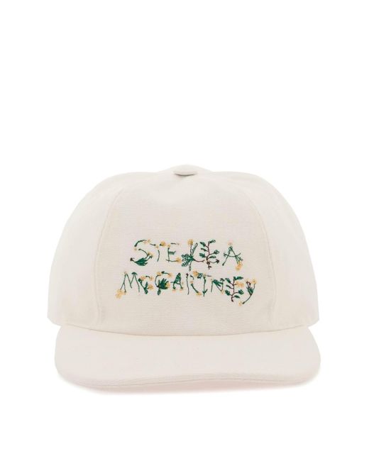 Stella McCartney Baseball Cap With Embroidered Logo