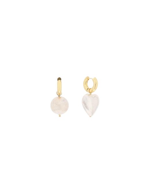Timeless Pearly Earrings with charms
