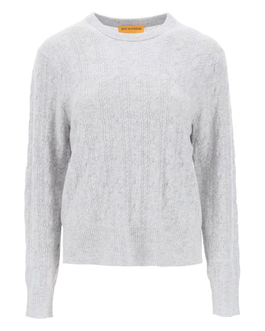 Guest in Residence Twin Cable cashmere sweater