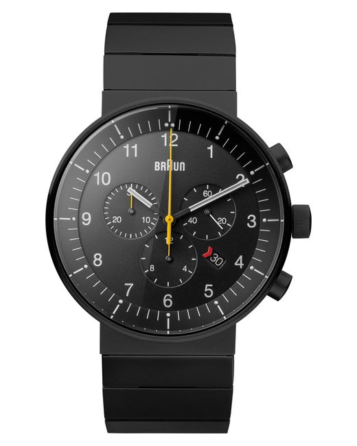 Braun Prestige Chronograph Bracelet Watch 43Mm