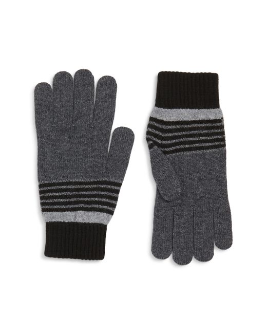 Ted Baker London Striped Knit Gloves One