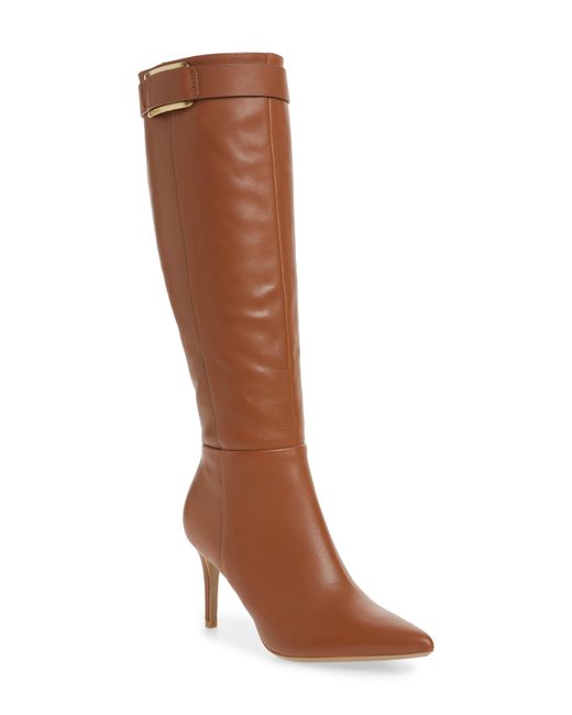 Calvin Klein Glydia Stiletto Knee High Boot 5 Wide