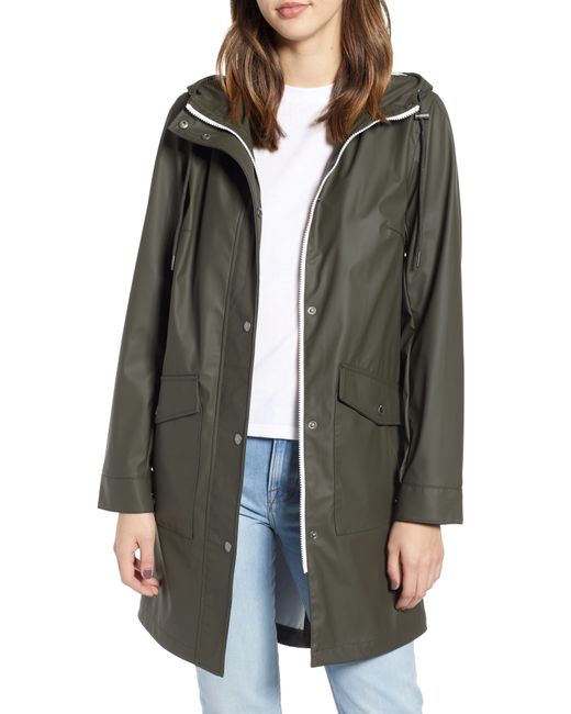 Levi's Water Repellent Hooded Parka Green