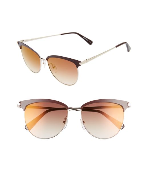 Longchamp Roseau 55Mm Gradient Sunglasses