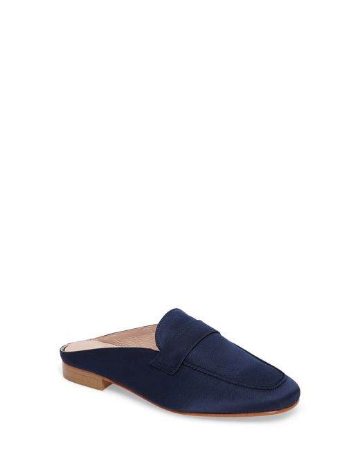 Patricia Green Suffolk Loafer Mule Blue