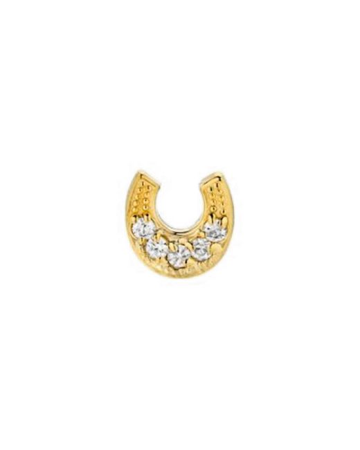 Mini Mini Jewels Diamond Icon Horseshoe Earring
