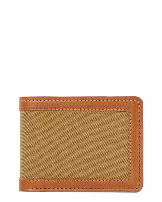 Filson Filsone Outfitter Leather Canvas Bifold Wallet