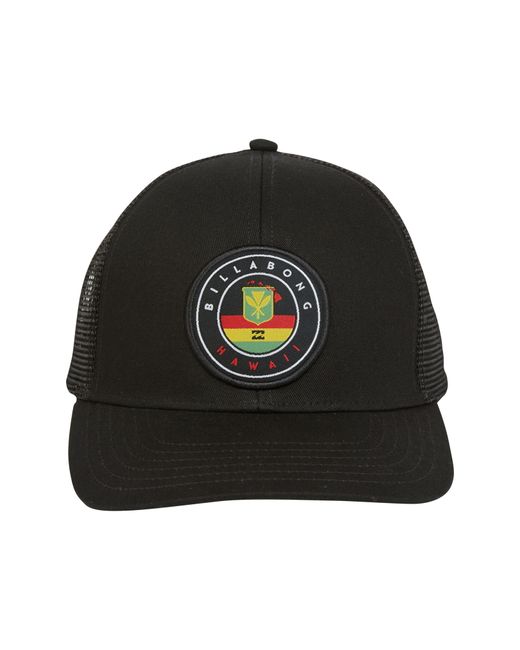 Billabong Logo Patch Trucker Hat Black