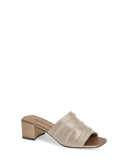 Donald J Pliner Brit Slide Sandal Metallic