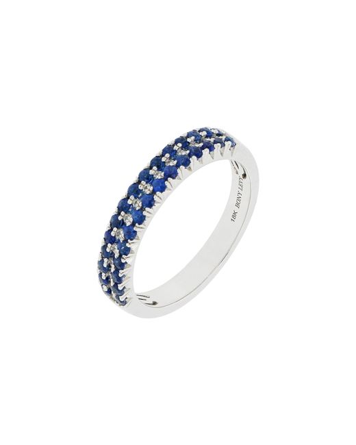 Bony Levy Diamond Sapphire Band Ring Trunk Show Exclusive