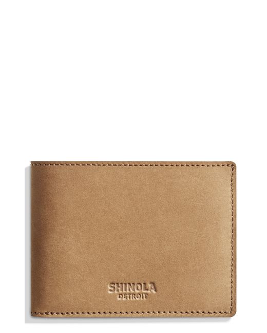 Shinola Outrigger Bifold Leather Wallet