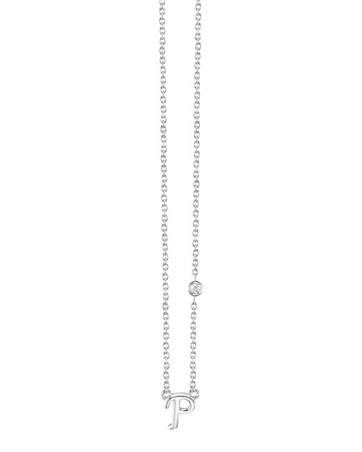 Syd by Sydney Evan Diamond Initial Pendant Necklace