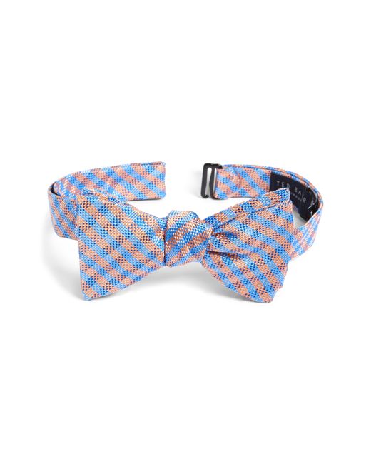 Ted Baker London Check Silk Bow Tie One