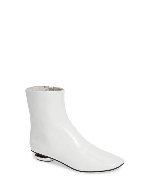 Jeffrey Campbell Moon Grl Bootie White
