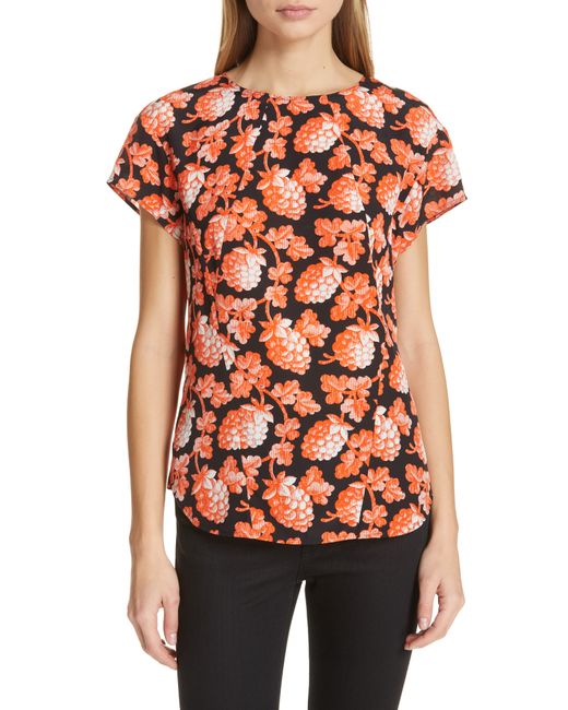 Dvf Nellie Top Red