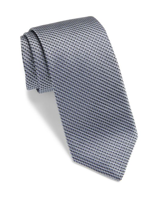 Boss Geometric Silk Tie