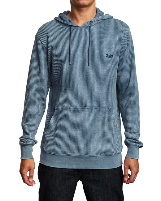 Rvca Elroy Thermal Knit Pullover Hoodie