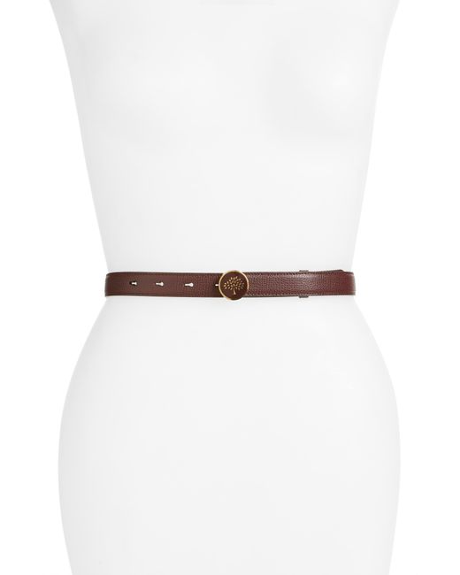 Mulberry Tree Buckle Leather Belt