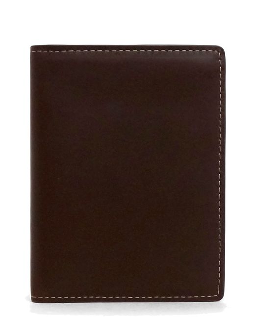 Boconi Bryant Folding Leather Card Case Brown