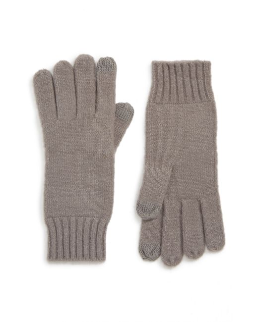 Nordstrom Knit Tech Gloves One Grey