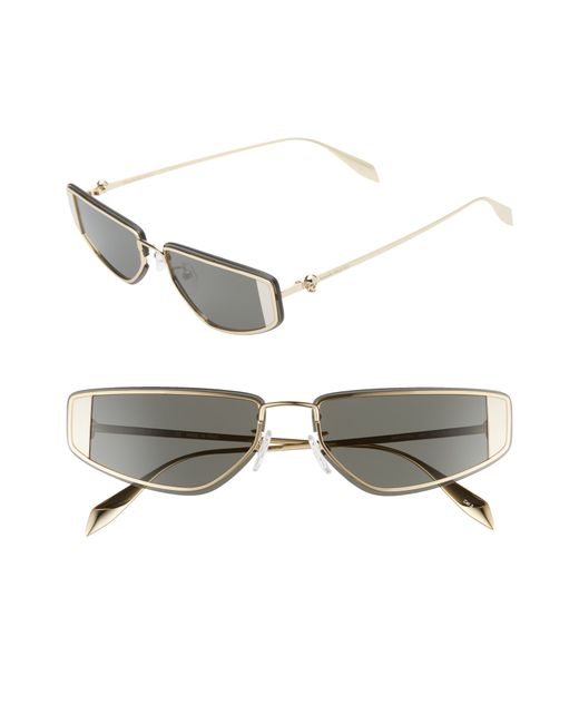 Alexander McQueen 65Mm Sport Sunglasses