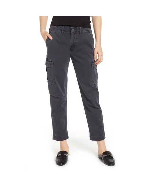 Hudson Jeans Jane Relaxed Cargo Pants 25 Grey