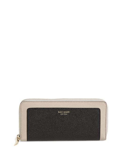 Kate Spade New York Margaux Leather Continental Wallet Grey
