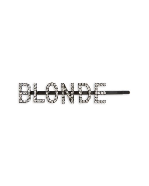 BRUNETTE the Label Blonde Crystal Hair Clip One