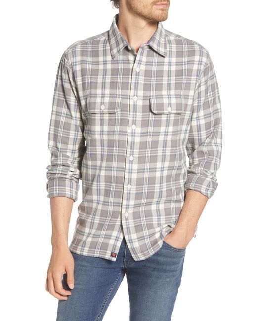 The No Animal Brand Mountain Regular Fit Flannel Button-Up Shirt
