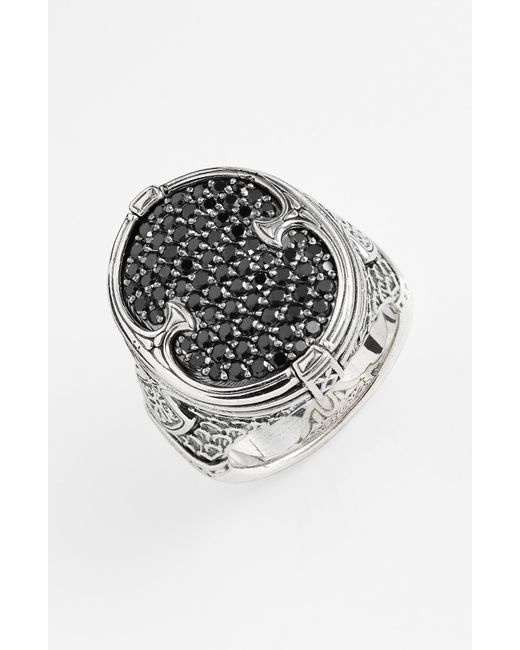 Konstantino Plato Pave Etched Ring