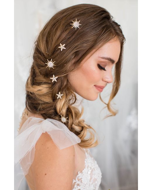 Brides & Hairpins Nexus Set Of 6 Crystal Hair Pins