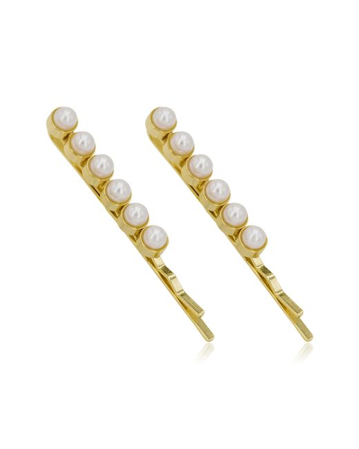 Brides & Hairpins Halle Set Of 2 Imitation Pearl Hair Clips