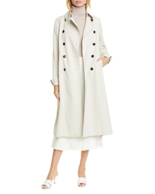 Reiss Astrid Wool Blend Trench Coat 4 US