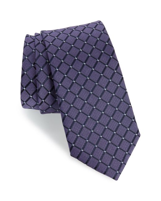 Nordstrom Men's Shop Mendell Grid Silk Tie