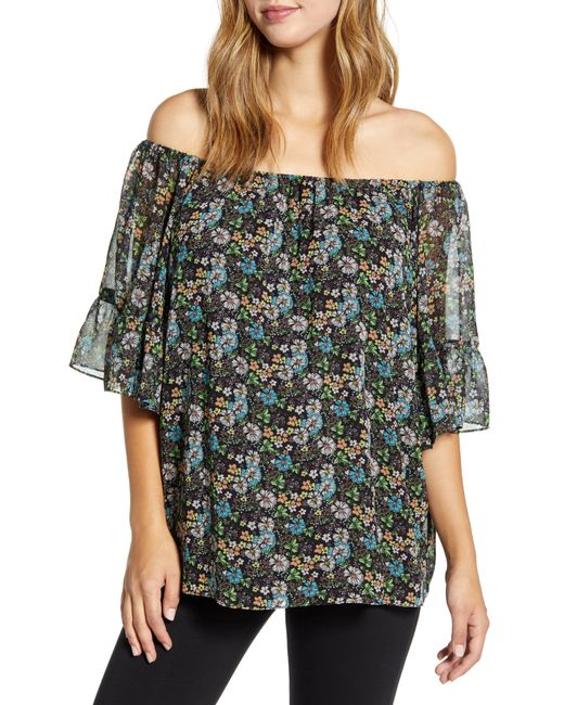 Maternal America Off The Shoulder Maternity Blouse