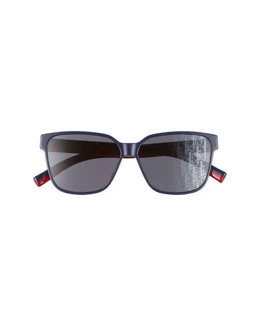 Dior Homme Dior Flag3 59Mm Mirrored Sunglasses Blue Grey