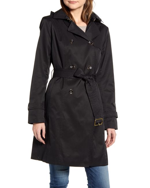 Cole Haan Signature Hooded Trench Coat X-Large