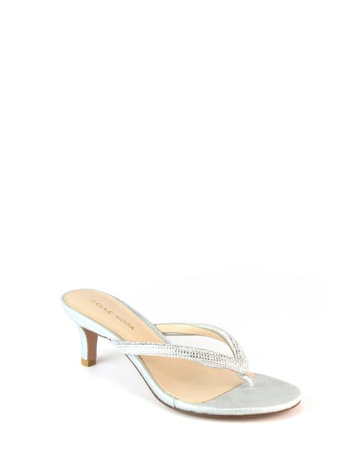 Pelle Moda Eunice Slide Sandal Metallic