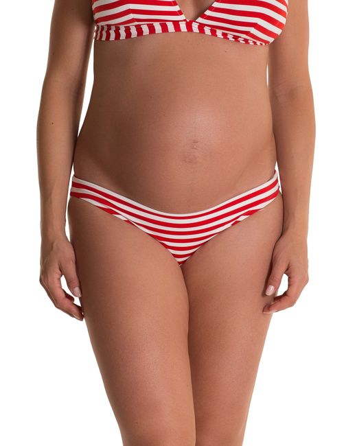 Pez D'Or Isabella Stripe Maternity Bikini Bottoms