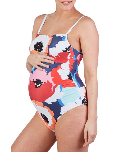Cache Coeur Poppy One-Piece Maternity Swimsuit White