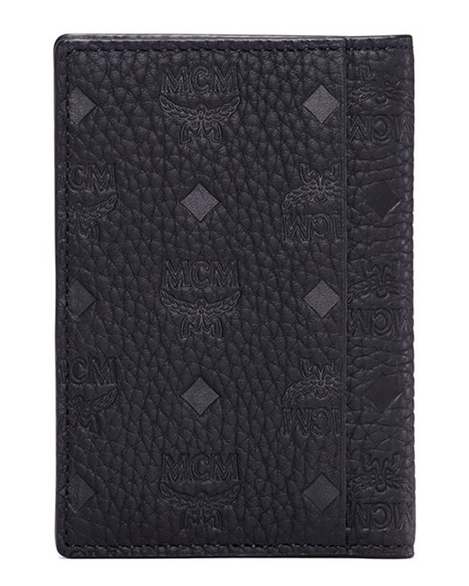 Mcm Bifold Leather Card Wallet