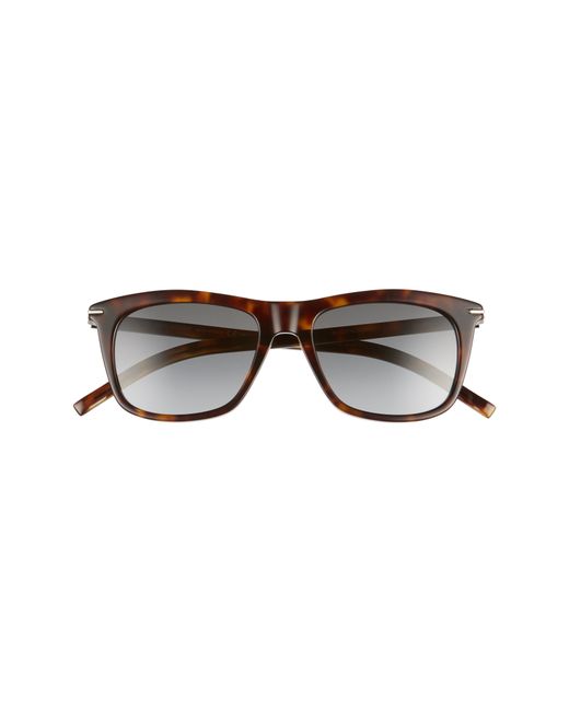 Dior Homme 52mm Retro Rectangular Sunglasses Dark Havana