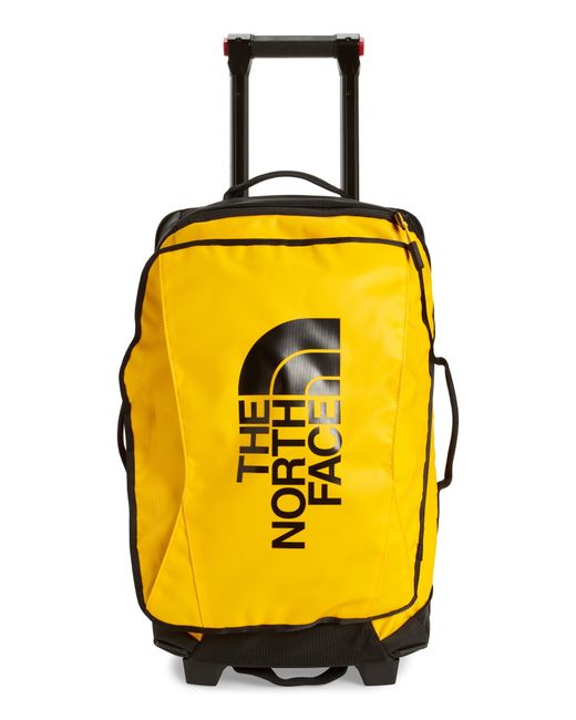 The North Face Rolling Thunder 22-Inch Wheeled Duffle Carry-On Yellow